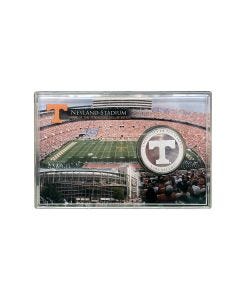 Coin Card 6"x4" Acrylic Silver Plated Medallion Shrink wrap