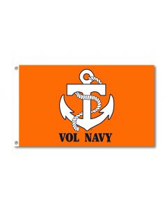 3x5 Printed Flag w/ Grommets - Vol Navy