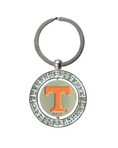 Key Chain - Rhinestones Power T