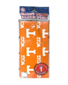 Flat Wrapping Paper - TN Vols - 3 Sheets