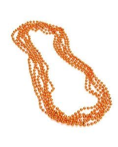 Necklace. Beaded Orange